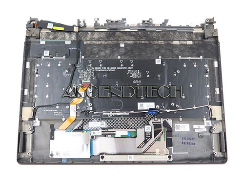 DELL ALIENWARE X15 R1 R2 US ENGLISH KEYBOARD PALMREST TOUCHPAD ASSEMBLY 5VHRX - Afbeelding 2 van 2