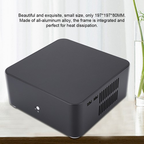 (USB2.0) Mini ITX L80 Computer Case Frosting Aluminum Alloy Appearance - Afbeelding 6 van 14