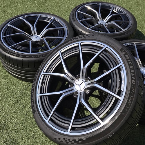 MERCEDES AMG GT 2025 RIMS TIRES TPMS NEW SET 4 OEM 1924011100 - Picture 19 of 24
