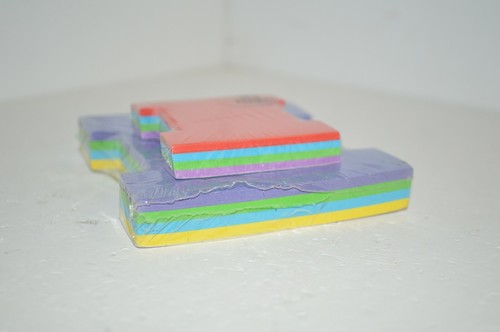 U PICK 2X Sticky Letters Notes Post Initials Pink GREEN Neon Blue Yellow Red PUR - Picture 21 of 36