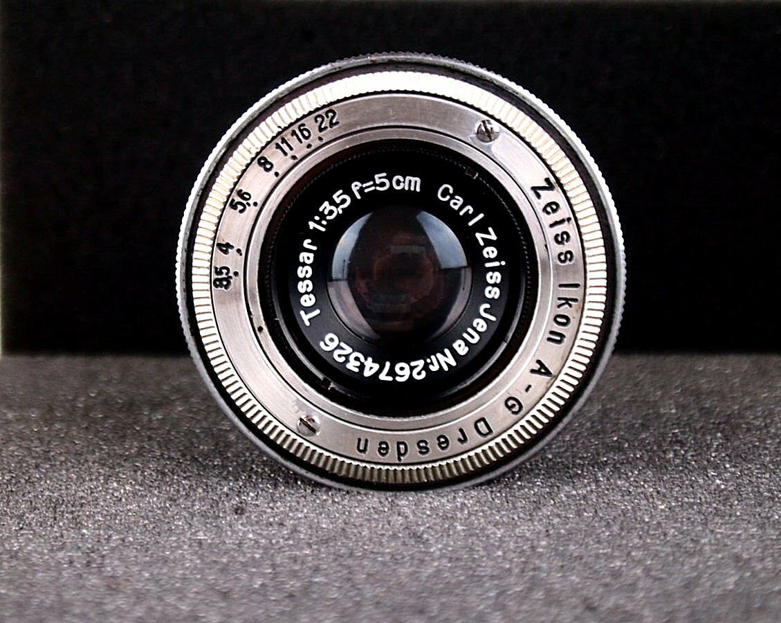 Lens Carl Zeiss Jena Tessar 1:3,5 f = 5 cm (Zeiss Ikon A-G