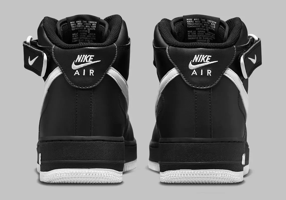 Nike Air Force 1 Mid ブラック 10 (US) Nike Air Force 1 Mid “Black/White” MEN's Sz 10 Deadstock