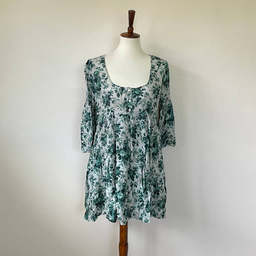 Euc Denim Supply Ralph Lauren Embroidered Top M Gem