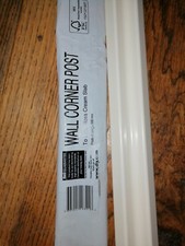 B&Q Wall Corner Post 900mm suits gloss cream slab