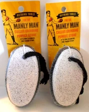 Bathing Tools for the Manly Man Callus Grinding Pumice Stone Lot of 2