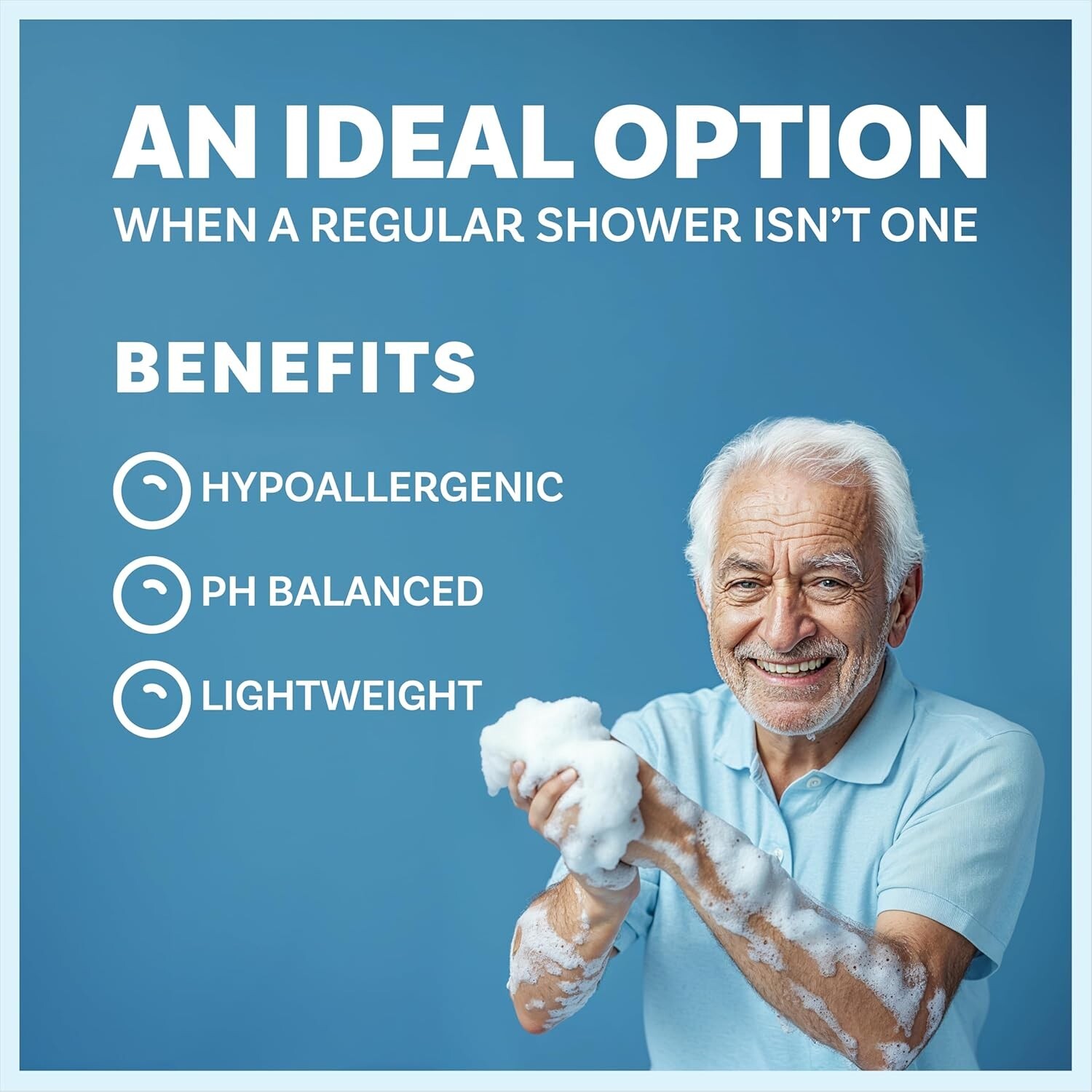 Scrubzz Disposable Rinse Free Bathing Wipes 25 ct. - All-in-1 Single Use Shower