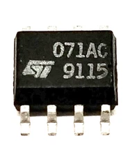 Lot of 5 TL071ACD | LOW NOISE J-FET SINGLE OP AMP | 4MHz | 16V/μs | SO-8
