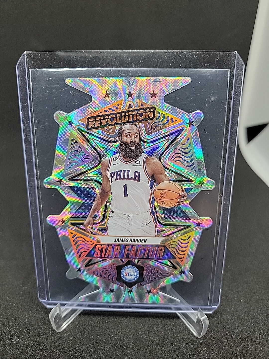 James Harden 22-23 Panini Revolution Star Factor Die-Cut #6