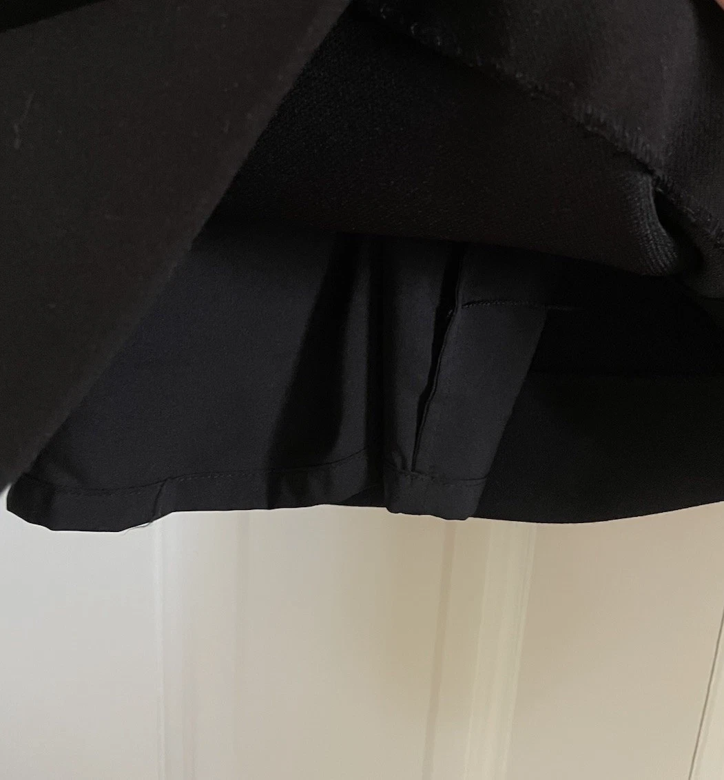 Abito nero Kate Spade cerniera oro taglia 8 NJMU4930