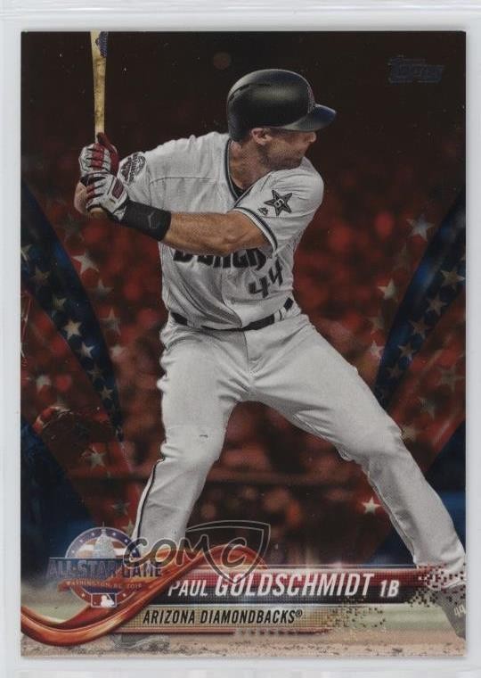 2018 Topps Update All-Star Independence Day 60/76 Paul Goldschmidt #US156 b4d