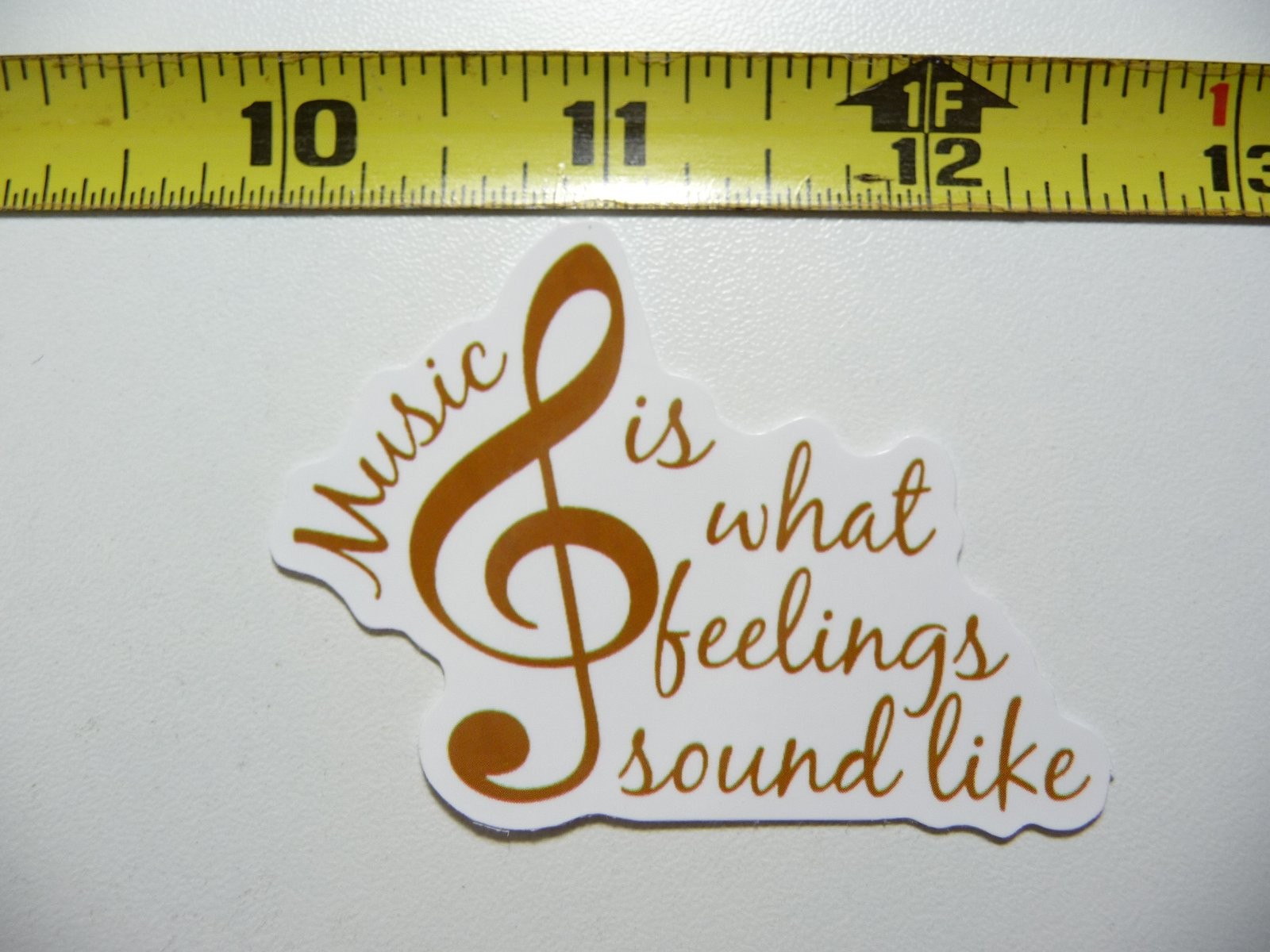 Music Note Sticker Decal for Fans of Concerts and Musical Fun