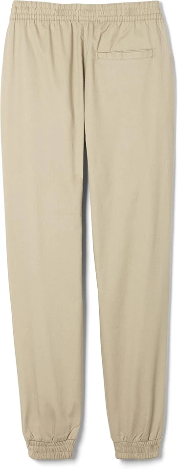Pantalones de chándal de sarga grandes French Toast para niños 14, caqui Foto 2 de 4