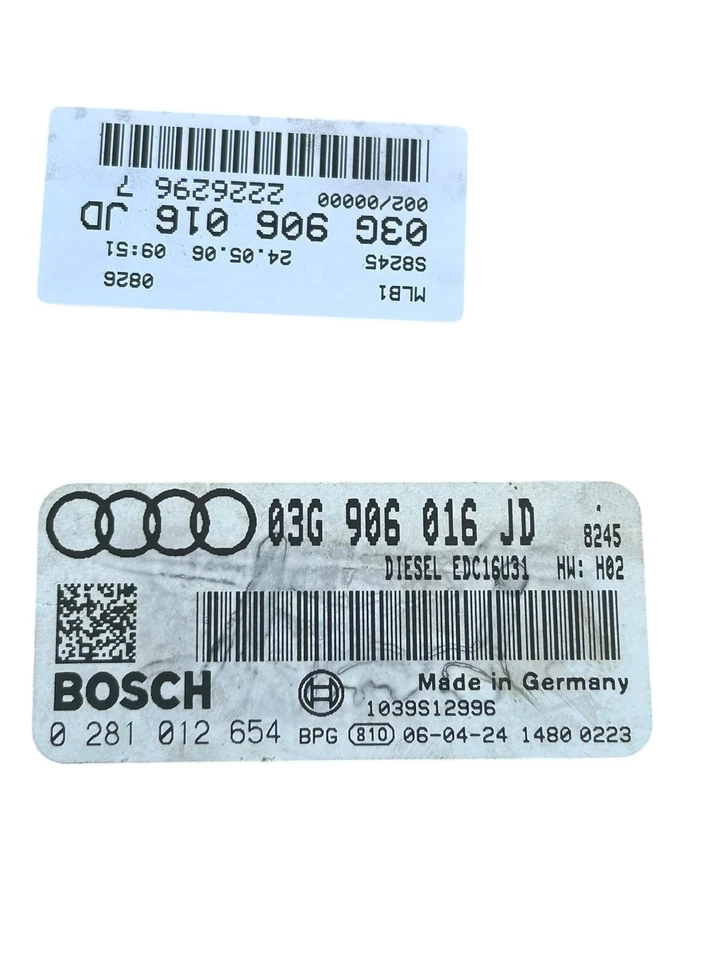 03G906016JD Centralina motore  Audi a4 b7 2000 tdi 140 cv 2004/2009 - Immagine 3 di 4