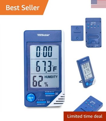 Digital Environmental Monitor with NIST Certification & Memory Recall Feature