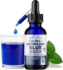 Ultra Blue Fresh Mint Flavor - Alex Jones Naturals (NEW Sealed) 1.69fl oz