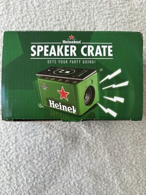 Heineken Bluetooth Lautsprecher - Neu OVP / Speaker Crate
