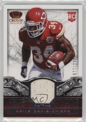 2013 Crown Royale Heirs to the Throne Materials /299 Knile Davis Rookie RC 0i5i
