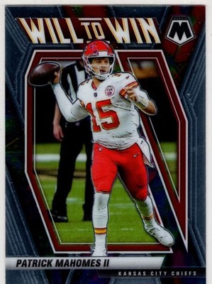 2021 Panini Mosaic Football Patrick Mahomes II No. WW-2 Kansas City Chiefs