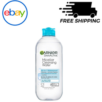 Garnier Micellar Water Waterproof Makeup Remover Hydrating Cleanser 13.5oz