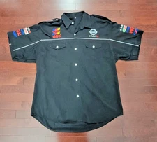 Nissan Nismo Mens Motorsports Racing Shirt Embroided - Black - Size 4XL