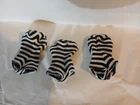 Vintage Mattel Reproduction Barbie 1 Piece Black Stripe Bathing Suit Lot of 3