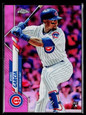 2020 Topps Chrome Robel Garcia Rookie Pink Refractor #181
