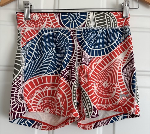 Janji Run For Uganda Women's Small S fitted running shorts Colorful 25" waist