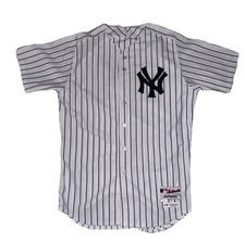 New York Yankees Chris Young #24 Game Used 2015 Opening Day Jersey April 6 2015