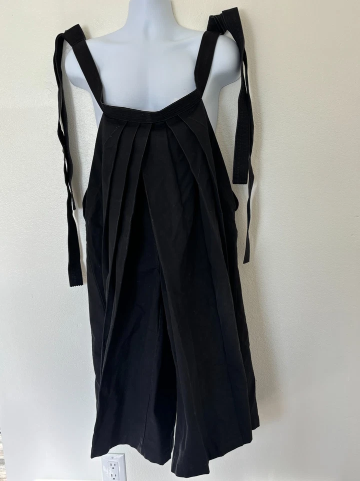 Pantalones Bu-Jin Designs Hakama Aikido Kendo Negro Samurai Japonés Marcial De Colección EE. UU. Foto 3 de 4