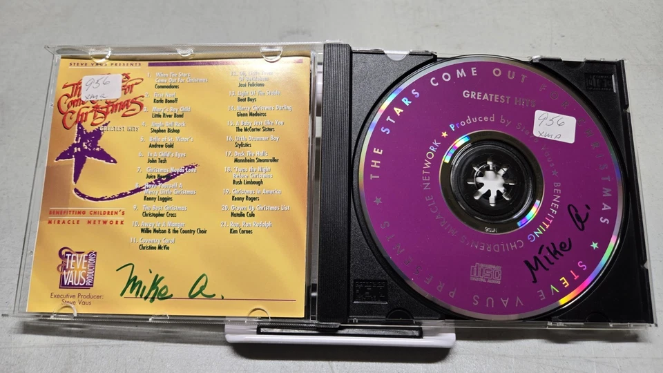 STEVE VAUS PRESENTS: THE STARS COME OUT FOR CHRISTMAS GREATEST HITS CD - XMAS CD - Image 3 of 4