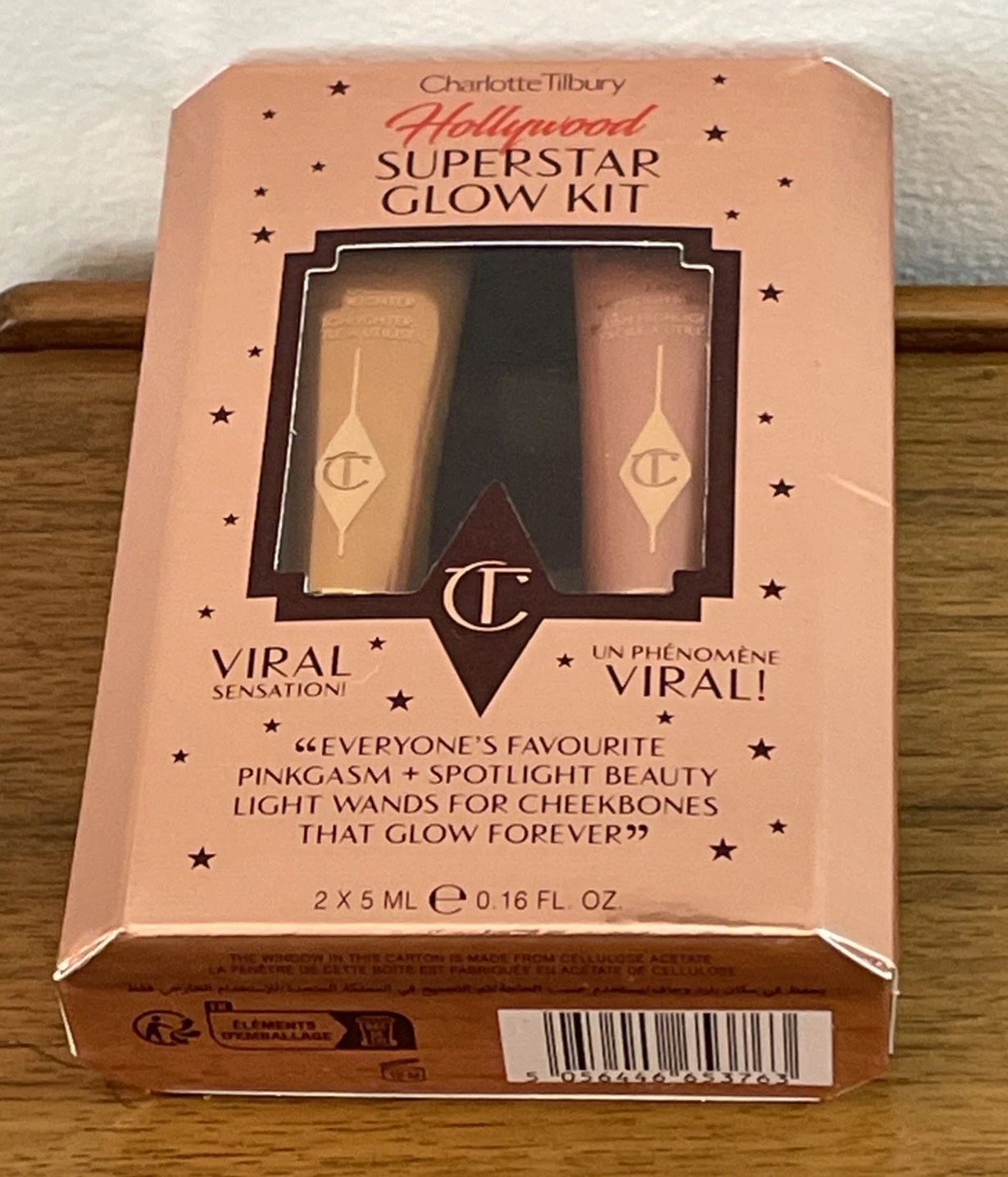 Charlotte Tilbury Hollywood Superstar Glow Kit NEW Pinkgasm+ Spotlight Highlight