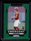 2024 Panini Emergent Jayden Daniels Green Prizm #2