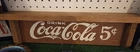 Vintage Coca-Cola 5 Cents Wooden Advertising Wall Shelf Decor