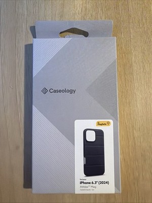 Caseology Athlex Mag Safe Cell Phone Cover 2024 iPhone 16 Pro 6.3'' Active Navy