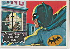 1966 Topps Batman (Black Bat) Roof Top Vigil #5