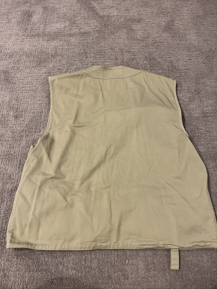 CHALECO PARQUE NACIONAL 10 BOLSILLOS XL ADULTO Caqui Shenandoah Senderismo Aire Libre Xtra Grande Foto 4 de 4