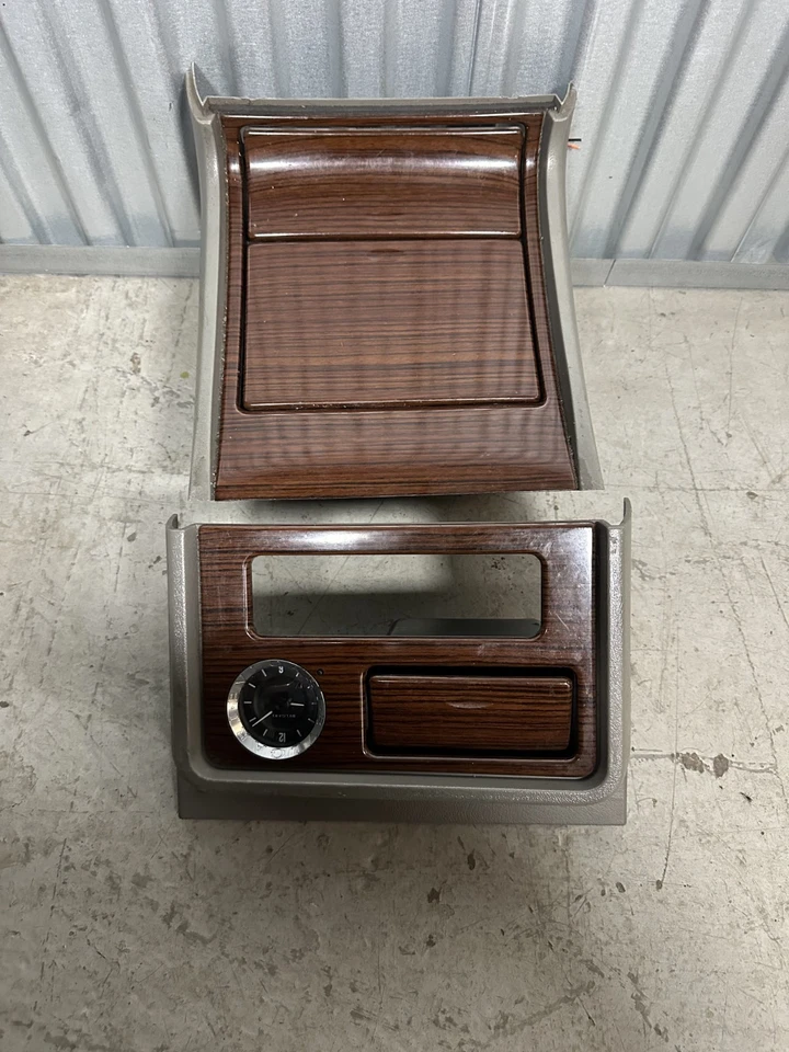 ⭐️Cadillac Escalade 2003-2006 consola central bisel superior e inferior portavasos gris Foto 3 de 3