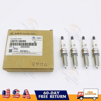 NEW Spark Plugs Fits Elantra Kona Santa Fe Sonata Tucson 1.6L 1887508085