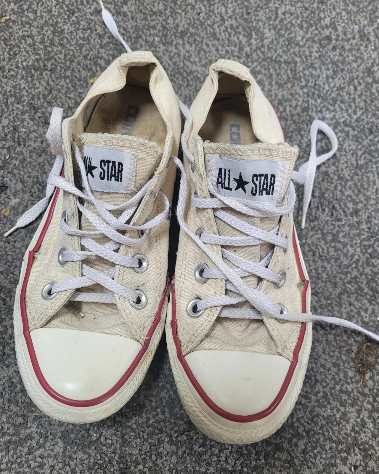 Converse All Star bianche da donna taglia UK 3