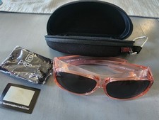 DUCO DC8965 Polarized Over Glasses Sunglasses Pink Gray w/ Case Accessories