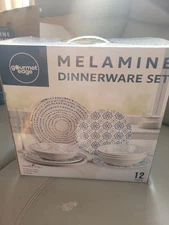 Melamine Dinnerware Set 12-Piece