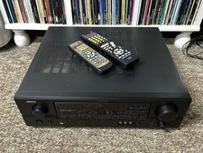 Denon AVR-1707 7.1 Ch AV Surround Receiver Multi Zone Stereo Bundle TESTED  