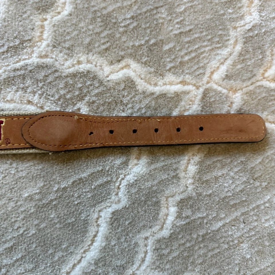 Cinturón de golf FSU Florida State University Seminoles CUERO Zep PRO 38 hecho en EE. UU. Foto 4 de 4