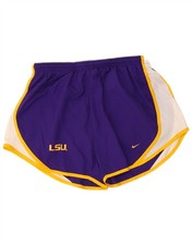Nike Womens Louisiana State University Sport Shorts US 12/14 Large Purple DF10