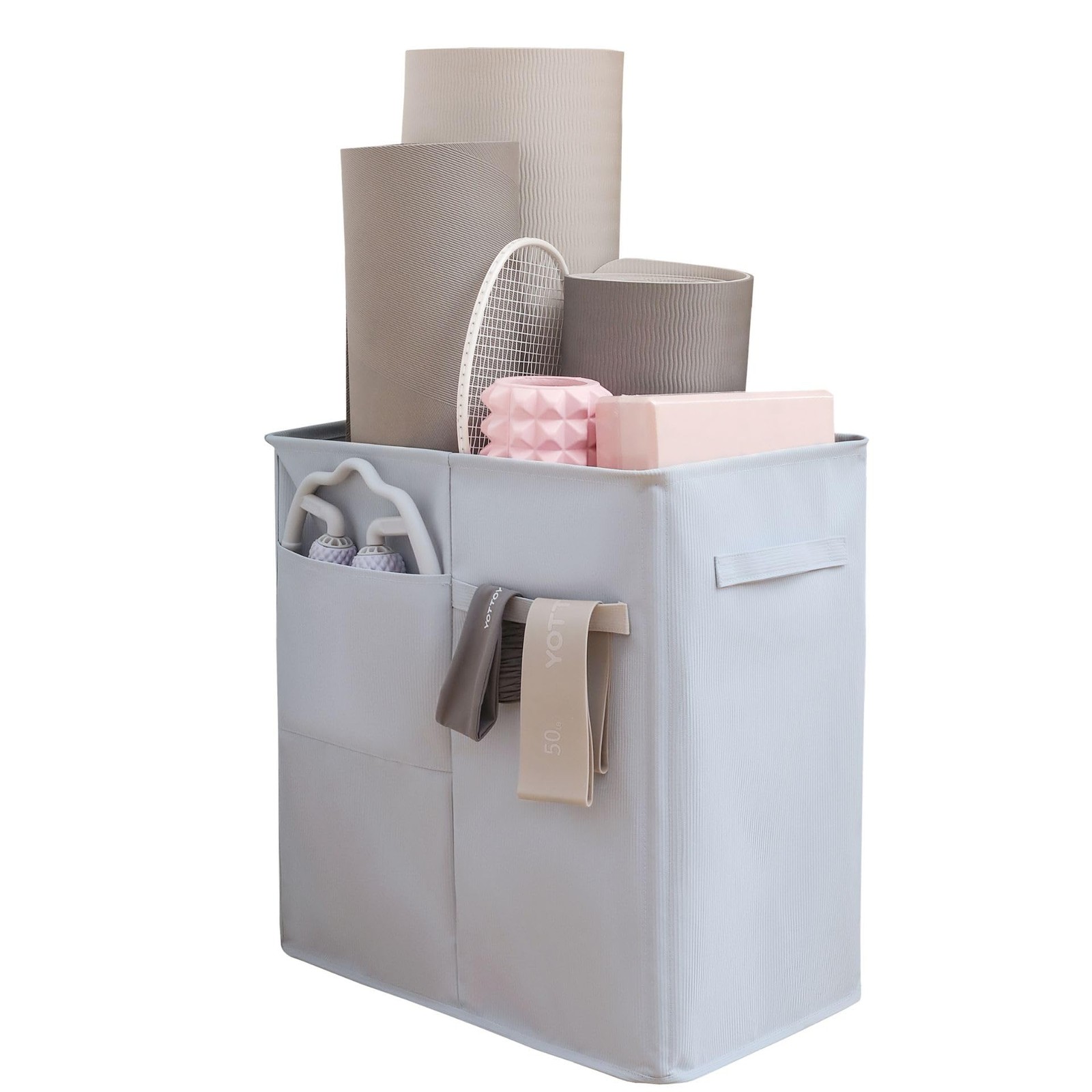 Home Gym Storage Rack, Workout Organizer for Exercise Equipm