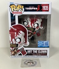 Terrifier 3 #1935 Art the Clown w/ Axe Santa Decapitated Funko Pop! Blood P/P