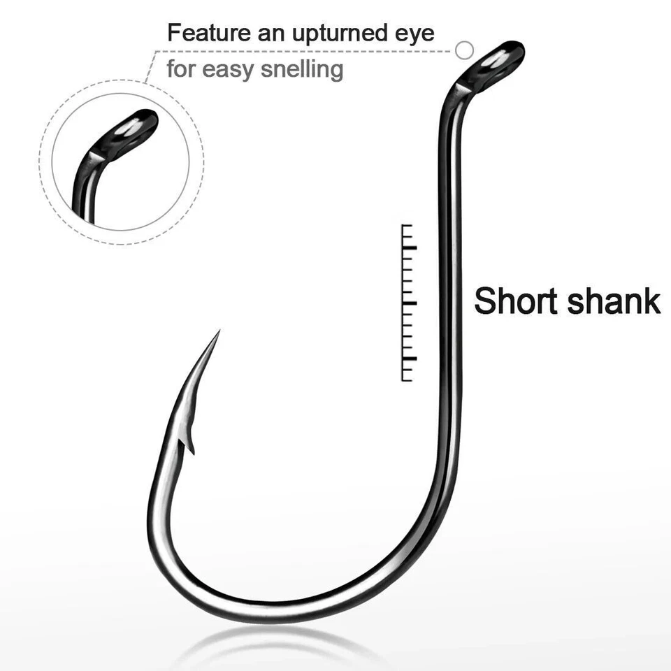 50~200Pcs Octopus Fishing Hooks High Carbon Steel Circle Hooks for Saltwater - Image 4 of 4