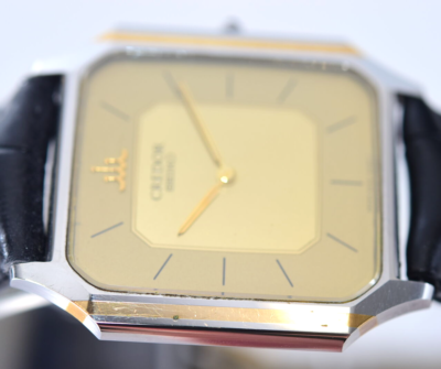 SEIKO Credor 9300-5340 Gold Dial Men's watch Quartz New Band | eBay