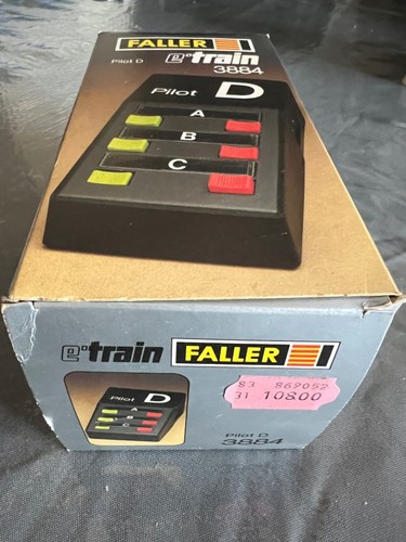 FALLER 3884 PILOT D Boîtier de Commande E-Train - Boite de stock magasin NEUF - Bild 3 von 5