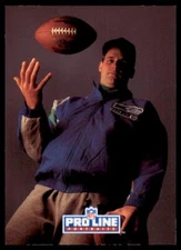 1992 PRO LINE KELLY STOUFFER SEATTLE SEAHAWKS #382